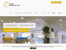 Tablet Screenshot of bastondeoro.com